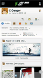 Mobile Screenshot of c-danger.deviantart.com
