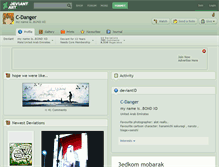 Tablet Screenshot of c-danger.deviantart.com
