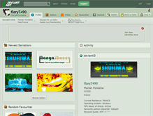 Tablet Screenshot of flory7490.deviantart.com