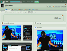 Tablet Screenshot of djjazzyjosh.deviantart.com