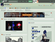 Tablet Screenshot of adensyra.deviantart.com