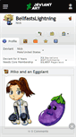 Mobile Screenshot of bellfastslightning.deviantart.com