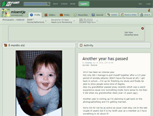 Tablet Screenshot of mloentje.deviantart.com