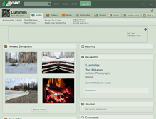 Tablet Screenshot of lumimies.deviantart.com