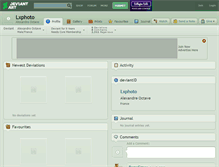 Tablet Screenshot of lxphoto.deviantart.com