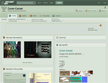 Tablet Screenshot of cover-corner.deviantart.com