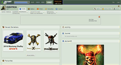 Desktop Screenshot of edentron.deviantart.com