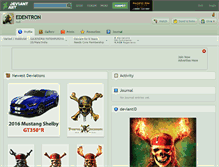 Tablet Screenshot of edentron.deviantart.com