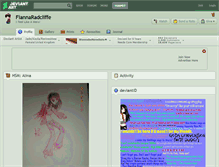 Tablet Screenshot of fiannaradcliffe.deviantart.com