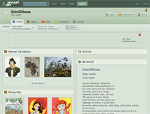 Tablet Screenshot of grimsilliness.deviantart.com