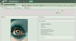 Desktop Screenshot of insertdeviantname.deviantart.com