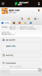 Mobile Screenshot of epic-win.deviantart.com