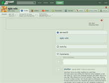 Tablet Screenshot of epic-win.deviantart.com