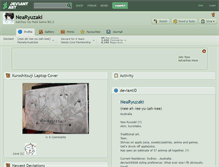 Tablet Screenshot of nearyuzaki.deviantart.com