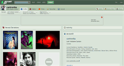 Desktop Screenshot of cantronika.deviantart.com