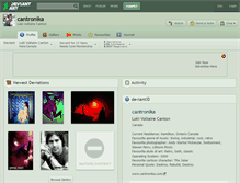 Tablet Screenshot of cantronika.deviantart.com