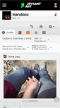 Mobile Screenshot of mandoox.deviantart.com