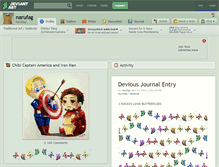 Tablet Screenshot of narufag.deviantart.com