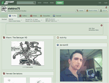 Tablet Screenshot of elektros75.deviantart.com