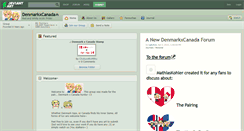 Desktop Screenshot of denmarkxcanada.deviantart.com