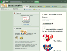 Tablet Screenshot of denmarkxcanada.deviantart.com