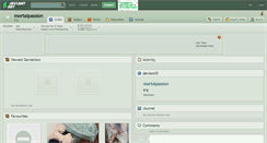 Desktop Screenshot of mortalpassion.deviantart.com