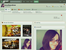 Tablet Screenshot of lessxthanxthree.deviantart.com