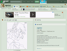 Tablet Screenshot of aigisnoir.deviantart.com