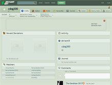 Tablet Screenshot of cdog300.deviantart.com