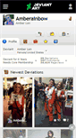 Mobile Screenshot of amberainbow.deviantart.com