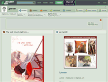 Tablet Screenshot of lynnnn.deviantart.com