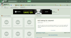 Desktop Screenshot of aaron111.deviantart.com