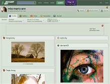Tablet Screenshot of miss-marry-ann.deviantart.com