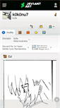 Mobile Screenshot of k0k0nu7.deviantart.com