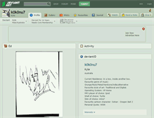 Tablet Screenshot of k0k0nu7.deviantart.com