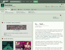 Tablet Screenshot of demi-feind.deviantart.com