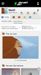 Mobile Screenshot of nun0.deviantart.com
