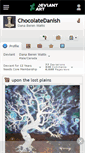 Mobile Screenshot of chocolatedanish.deviantart.com