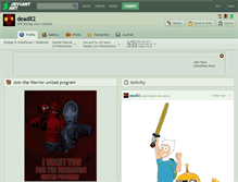 Tablet Screenshot of dead82.deviantart.com