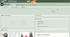 Desktop Screenshot of hidan-x-ino.deviantart.com