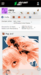 Mobile Screenshot of cavy.deviantart.com