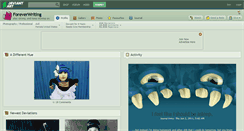 Desktop Screenshot of foreverwriting.deviantart.com