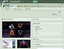 Tablet Screenshot of jervis0.deviantart.com