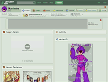 Tablet Screenshot of lika-siruka.deviantart.com