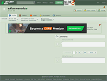 Tablet Screenshot of adrianneamadeus.deviantart.com