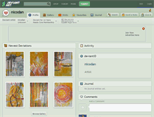 Tablet Screenshot of nicodan.deviantart.com