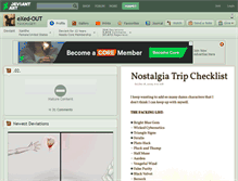 Tablet Screenshot of exed-out.deviantart.com