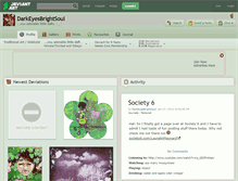 Tablet Screenshot of darkeyesbrightsoul.deviantart.com
