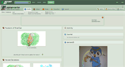 Desktop Screenshot of piplupwarrior.deviantart.com