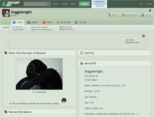 Tablet Screenshot of doggieknight.deviantart.com